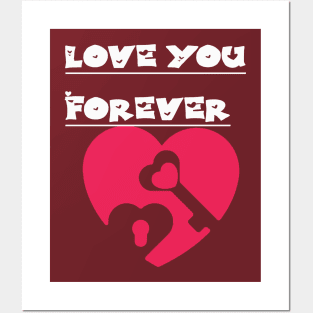 You are the Key To my Love Cute gift for Valentine's Day T-Shirt Posters and Art